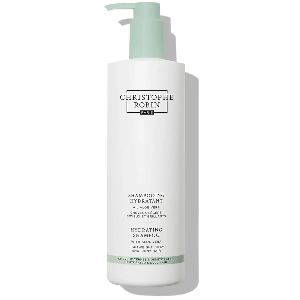 Christophe Robin Hydrating Shampoo with Aloe Vera 500ml Image 1
