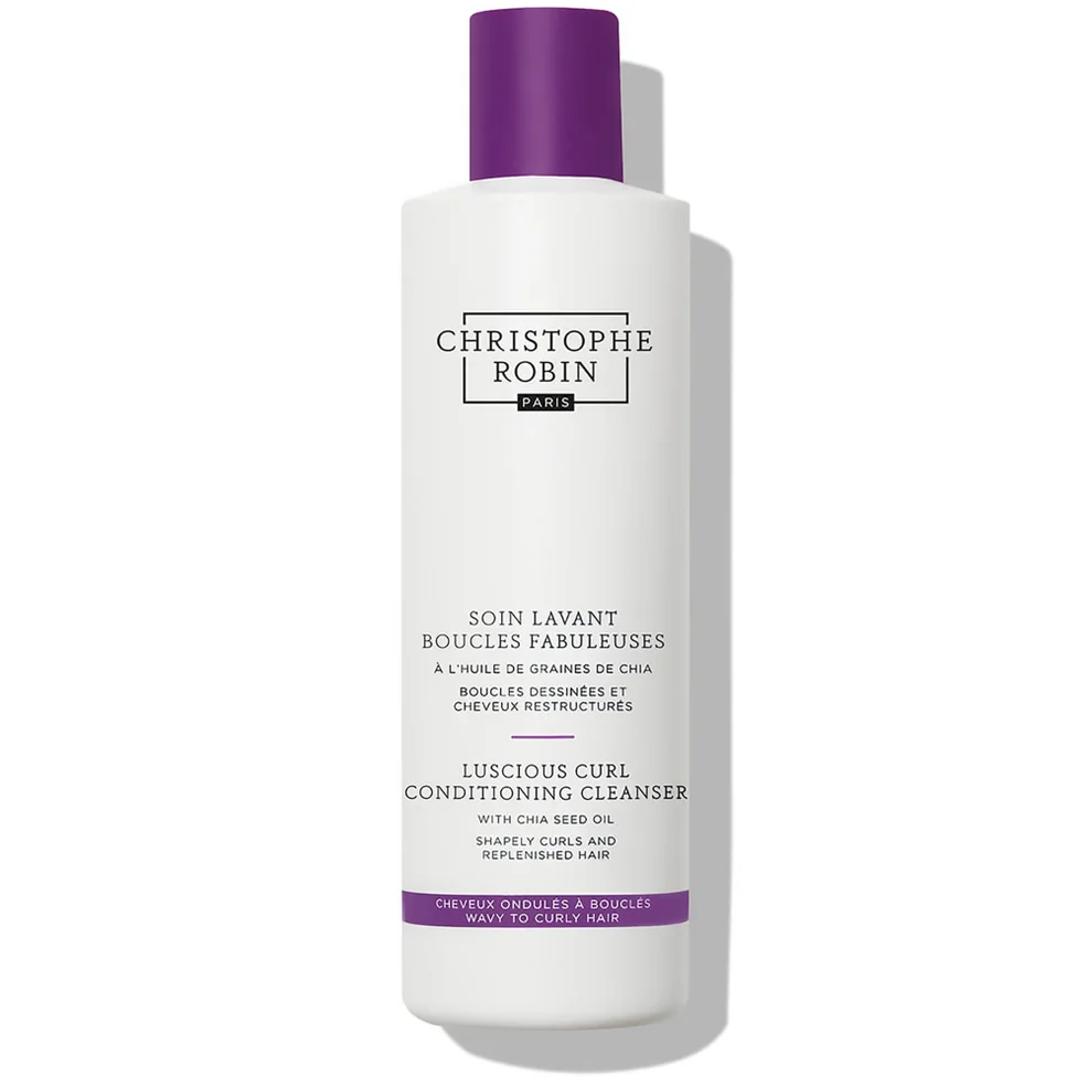 Christophe Robin Luscious Curl Conditioning Cleanser with Chia Seed Oil 250ml Image 1