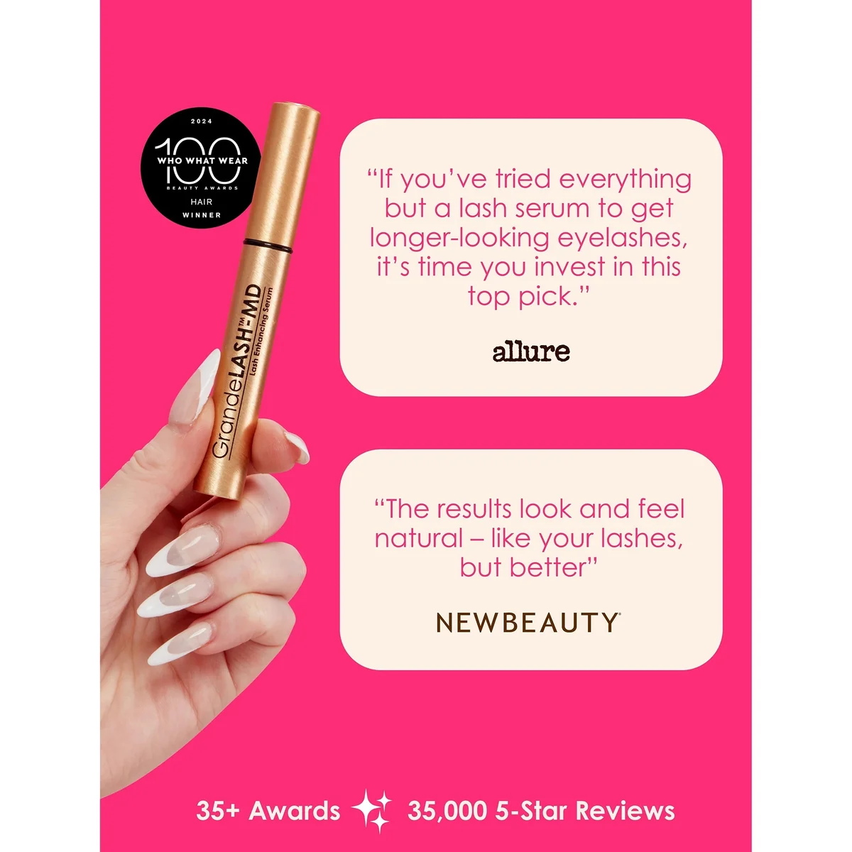GRANDE Cosmetics GrandeLASH-MD Lash Enhancing Serum (Various Options)