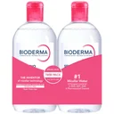 Bioderma Sensibio H2O Micellar Water Duo 16.9 oz (Worth $40.00)
