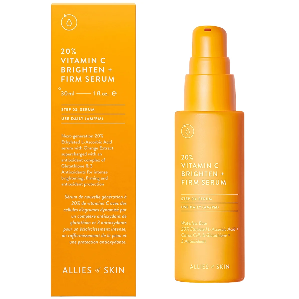 Allies of Skin 20 Vitamin C Brighten Firm Serum (30 ml.)