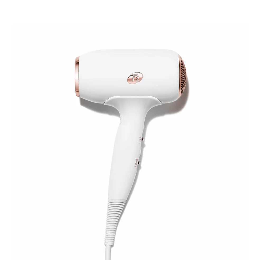 T3 Fit Compact Hair Dryer 1 count - White Rose-Gold Image 1