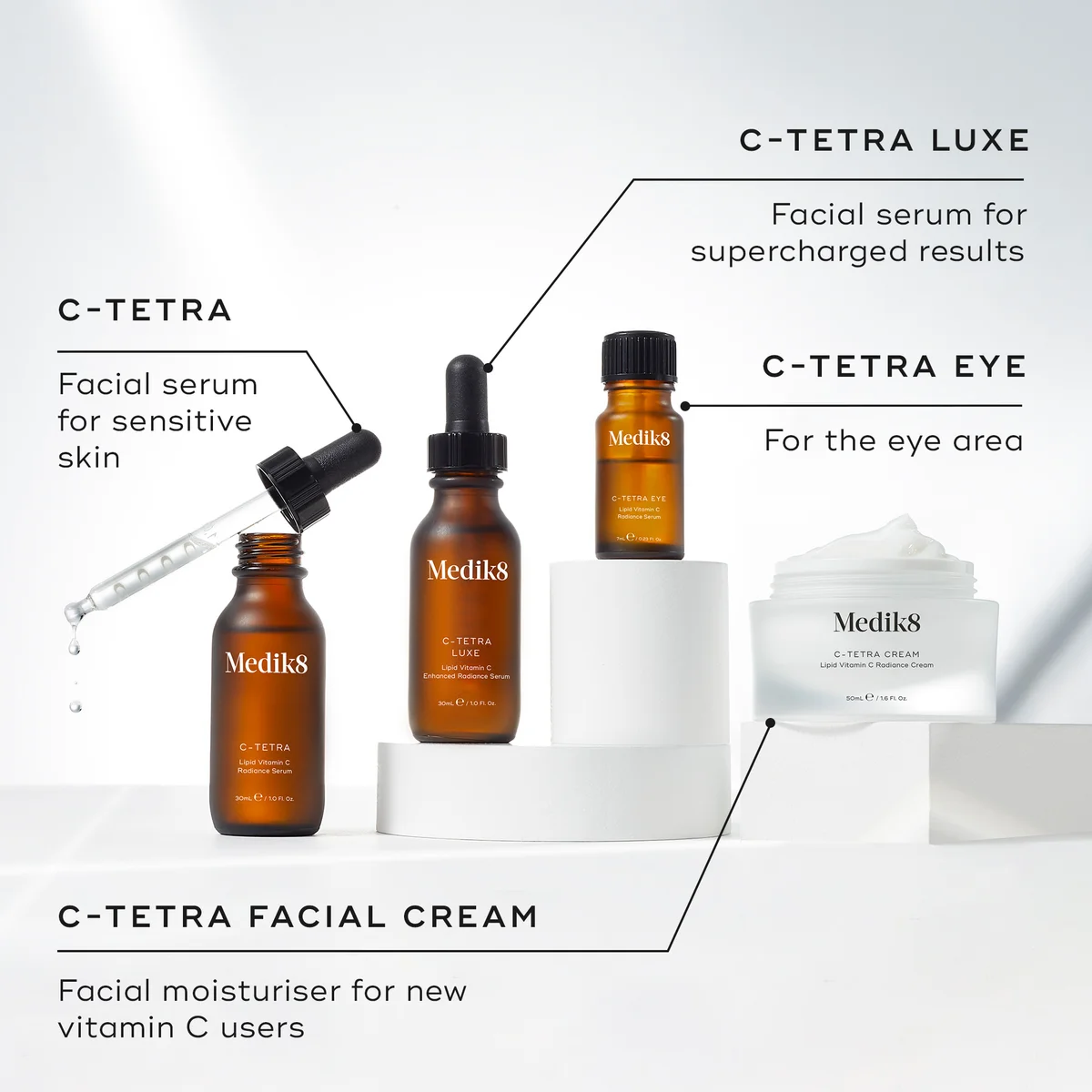medik8 lipid vitamin c radiance serum Medik8 C-Tetra Serum 30ml
