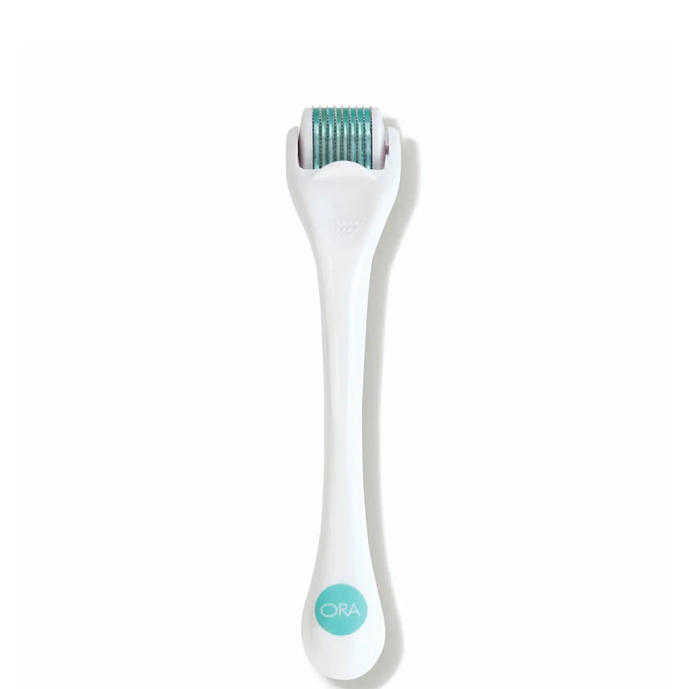 Beauty ORA Microneedle Face Roller System Advanced Therapy 1mm- Aqua/White Image 1
