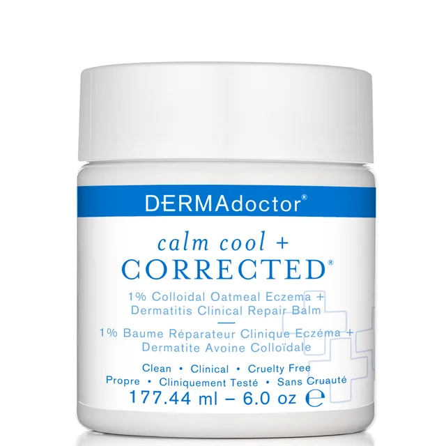 DERMAdoctor Calm Cool and Corrected 1% Colloidal Eczema and Dermatitis Clinical Repair Balm 6 oz