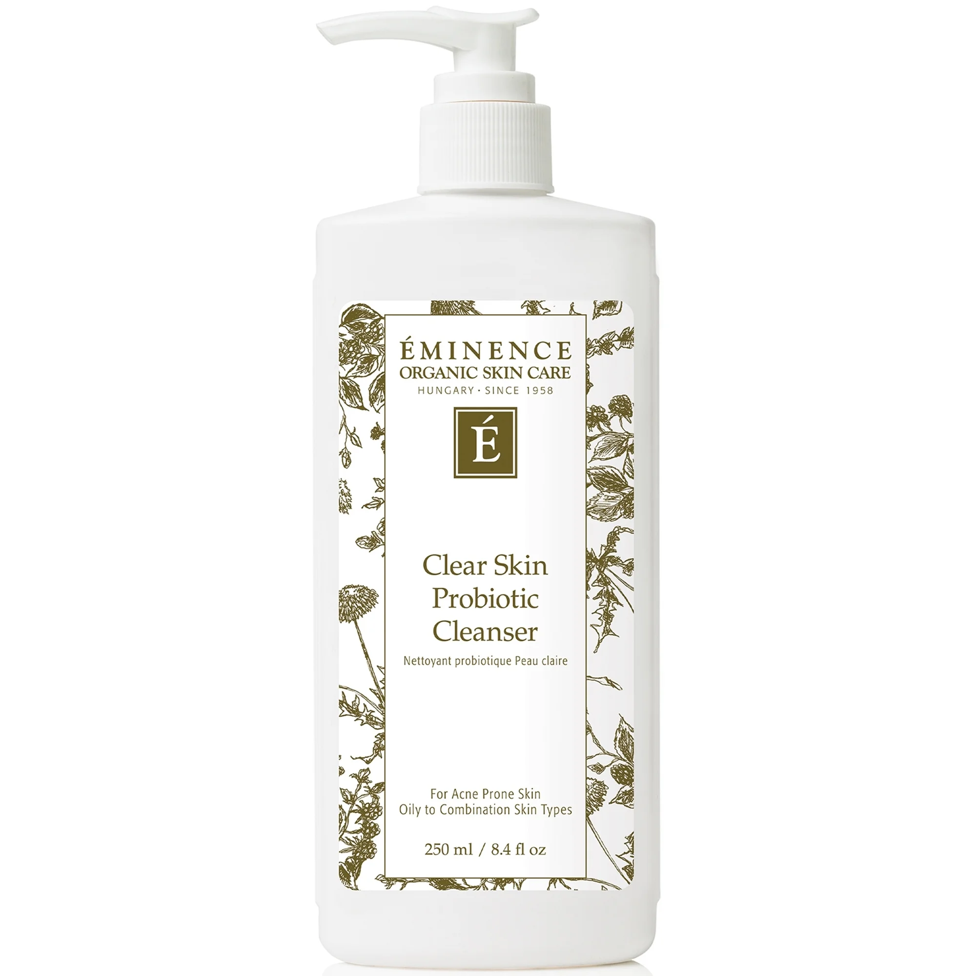 Eminence Organic Skin Care Clear Skin Probiotic Cleanser 8.4 fl. oz