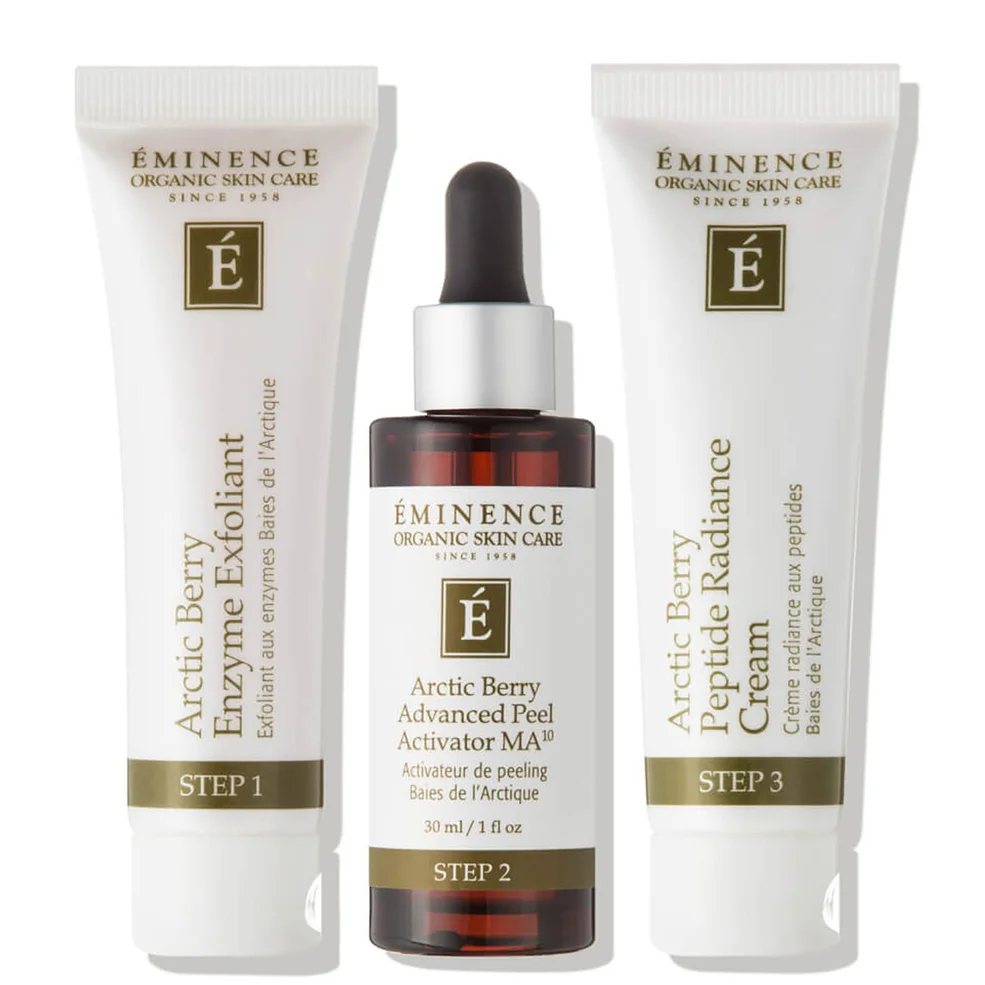 Eminence Organic Skin Care Arctic Berry Peel and Peptide Illuminating System Image 1