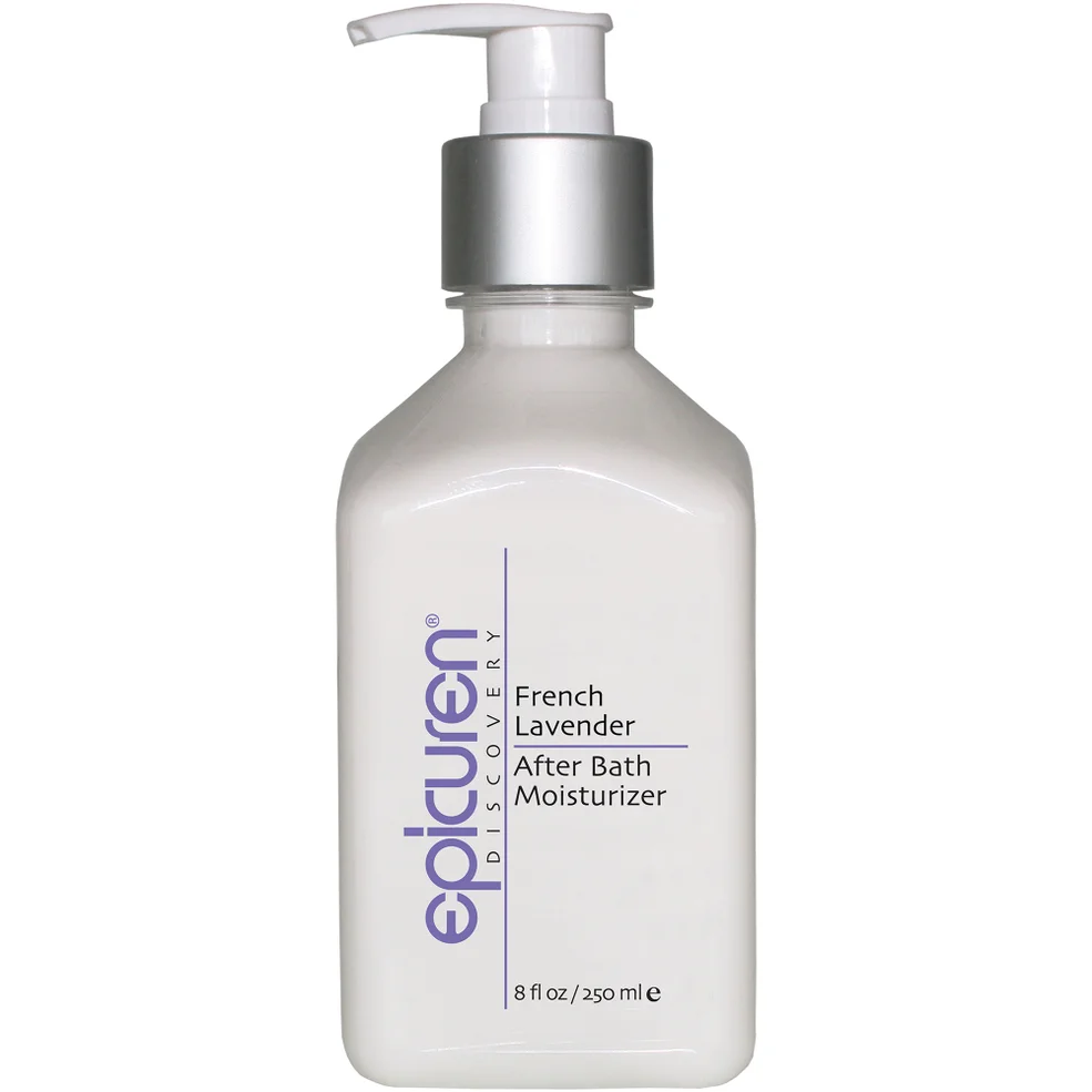 Epicuren Discovery French Lavender After Bath Body Moisturizer 8oz Image 1