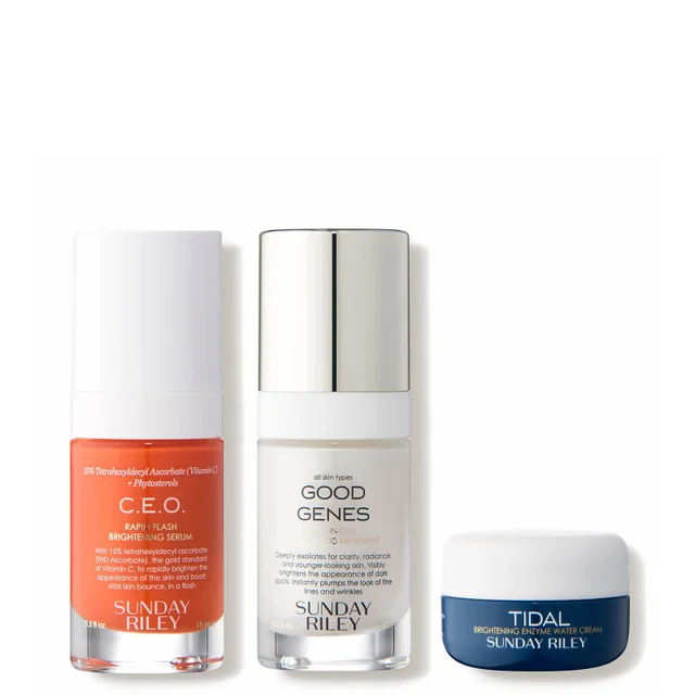 Sunday Riley Bright Young Thing Visible Skin Brightening Kit (3 piece - $118 Value)
