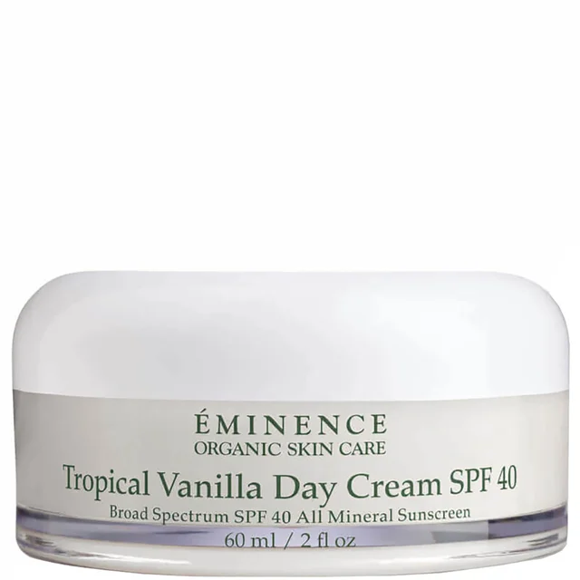 Eminence Organic Skin Care Tropical Vanilla Day Cream SPF40 2 fl. oz