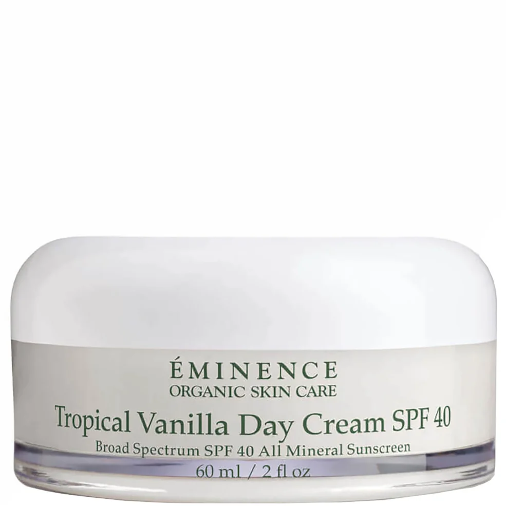 Eminence Organic Skin Care Tropical Vanilla Day Cream SPF40 2 fl. oz Image 1