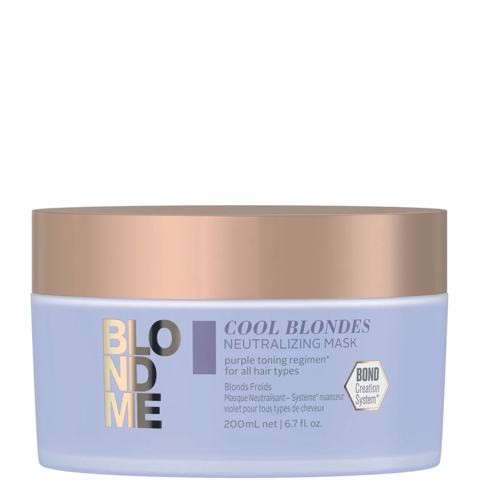 Schwarzkopf Professional BLONDME Cool Blondes Neutralizing Mask 6.76 oz Image 1