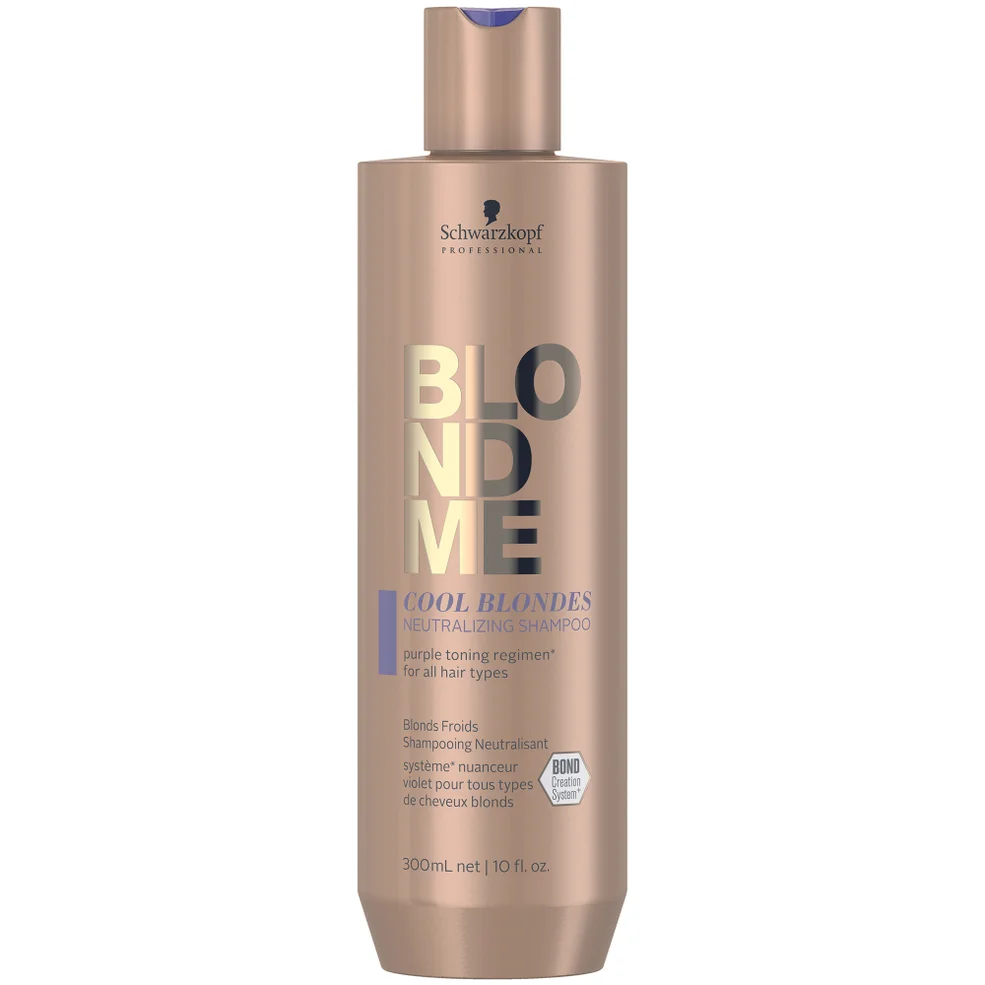Schwarzkopf Professional BLONDME Cool Blondes Neutralizing Shampoo 10.14 oz Image 1
