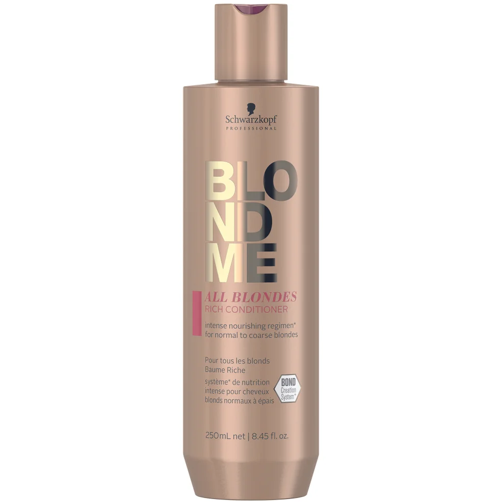 Schwarzkopf Professional BLONDME All Blondes Rich Conditioner 8.45 oz Image 1