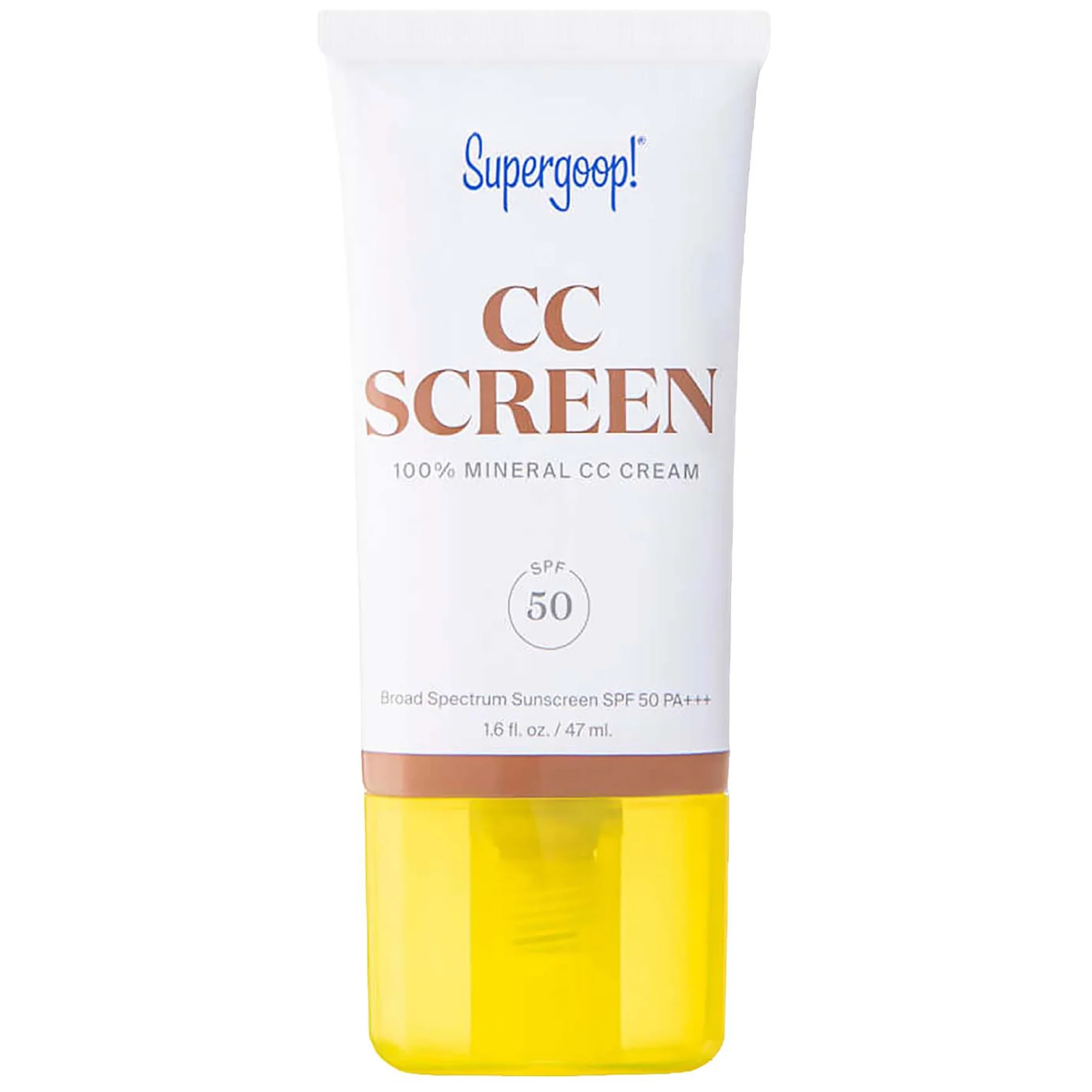 Screen Col Cream Supergoop!® CC Screen 100 Mineral CC Cream SPF 50 1.6 fl. oz. (Various ...