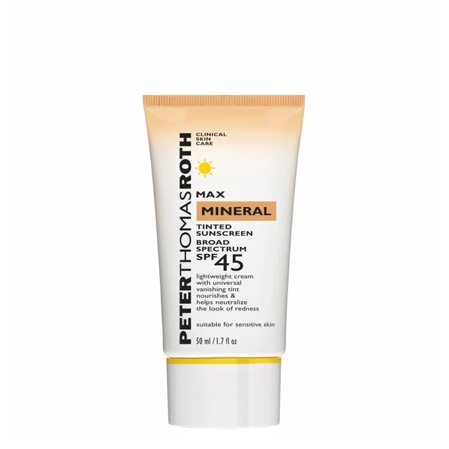 Peter Thomas Roth Max Mineral Tinted Sunscreen Broad Spectrum SPF 45 UVAUVB Protective Lotion 1.7 fl. oz.