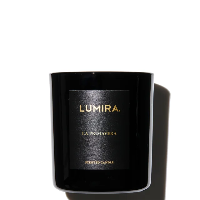 LUMIRA La Primavera Black Candle 10.5 oz