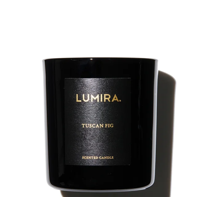 LUMIRA Tuscan Fig Black Candle 10.5 oz