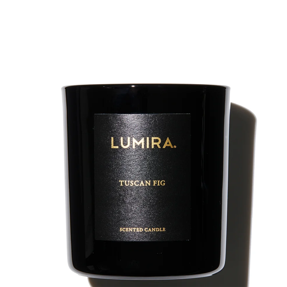 LUMIRA Tuscan Fig Black Candle 10.5 oz Image 1