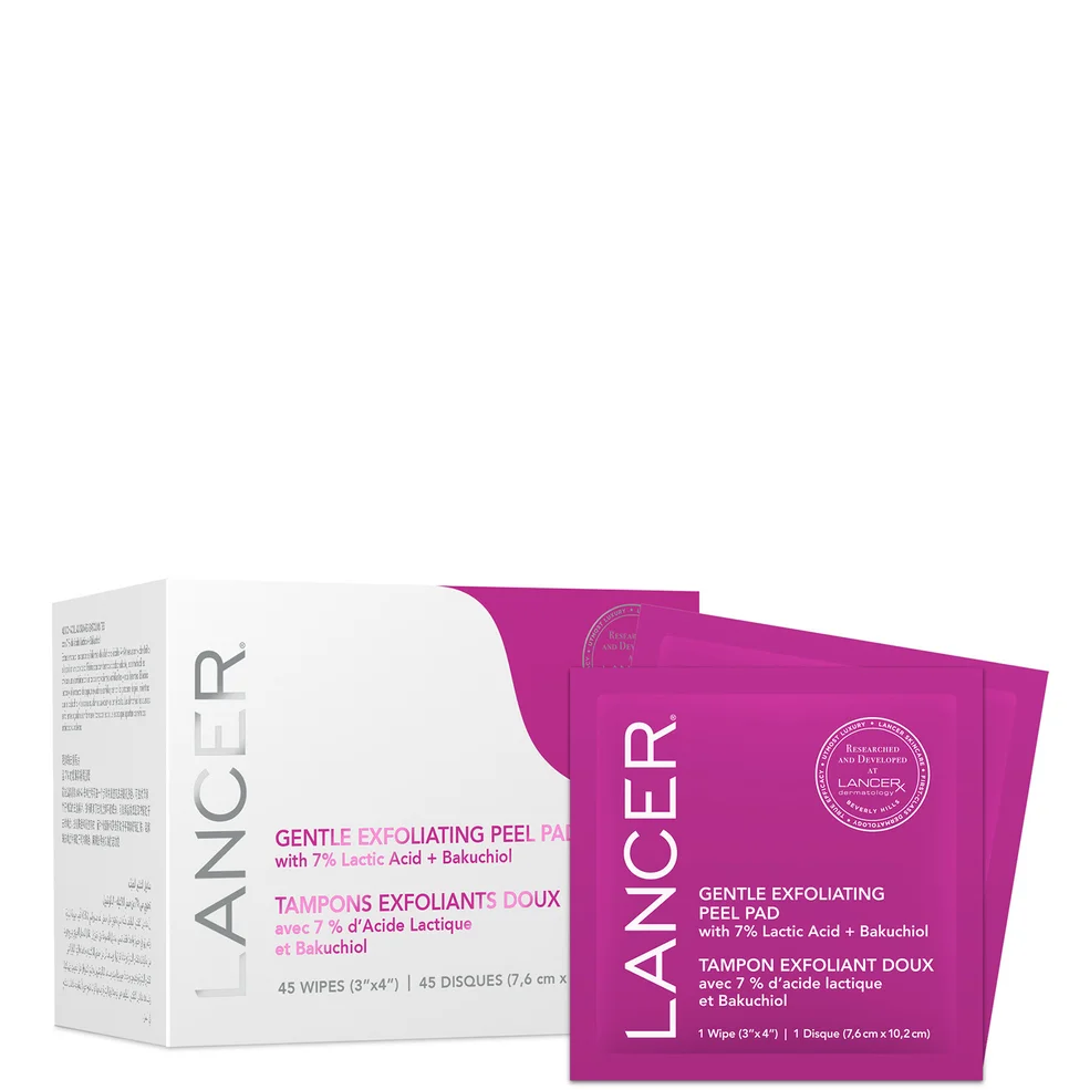 Lancer Skincare Gentle Exfoliating Peel Pads 45 piece Image 1