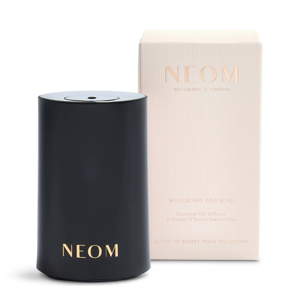 NEOM Wellbeing Pod Mini Essential Oil Diffuser - Black Image 1