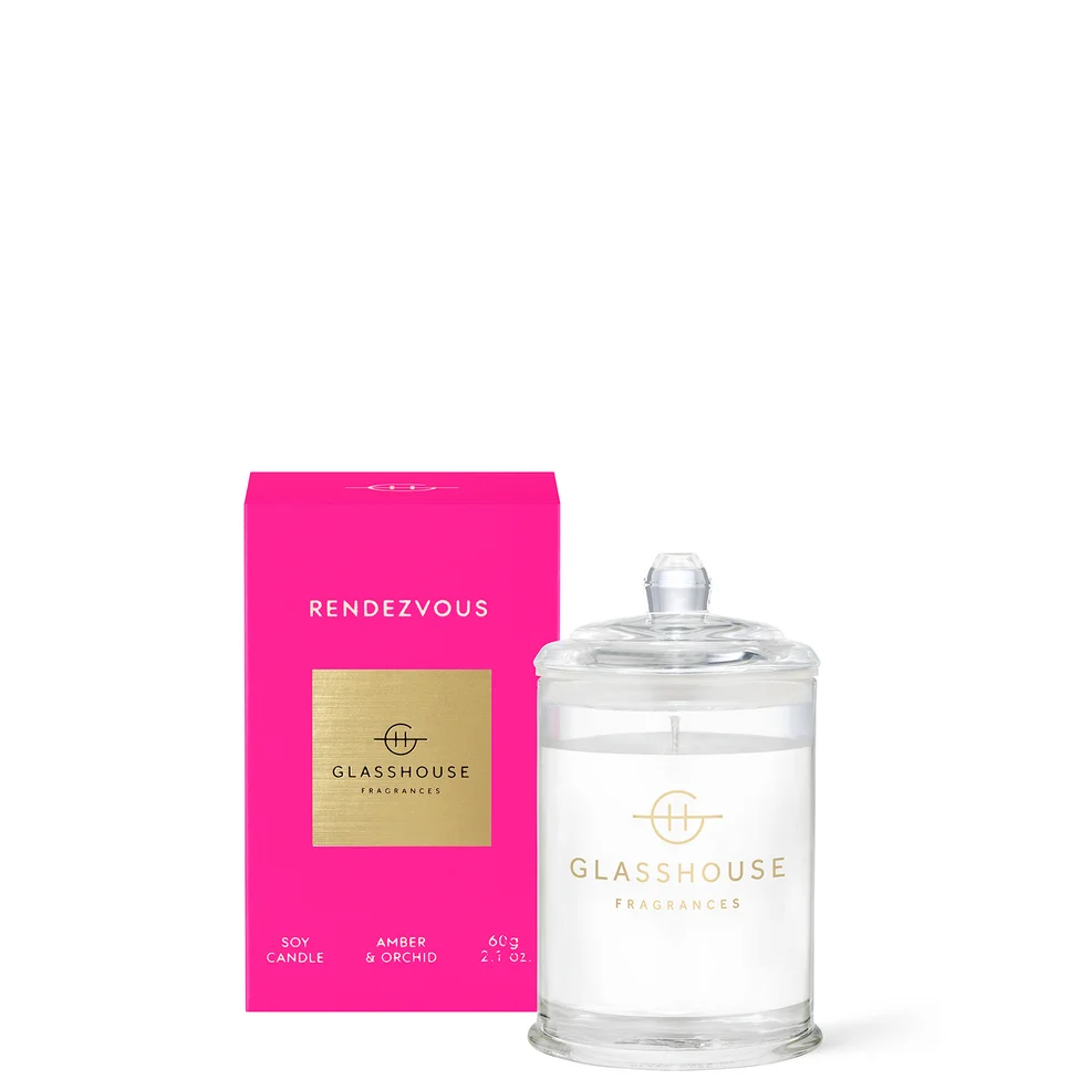 Glasshouse Fragrances Rendezvous Candle 60g Image 1