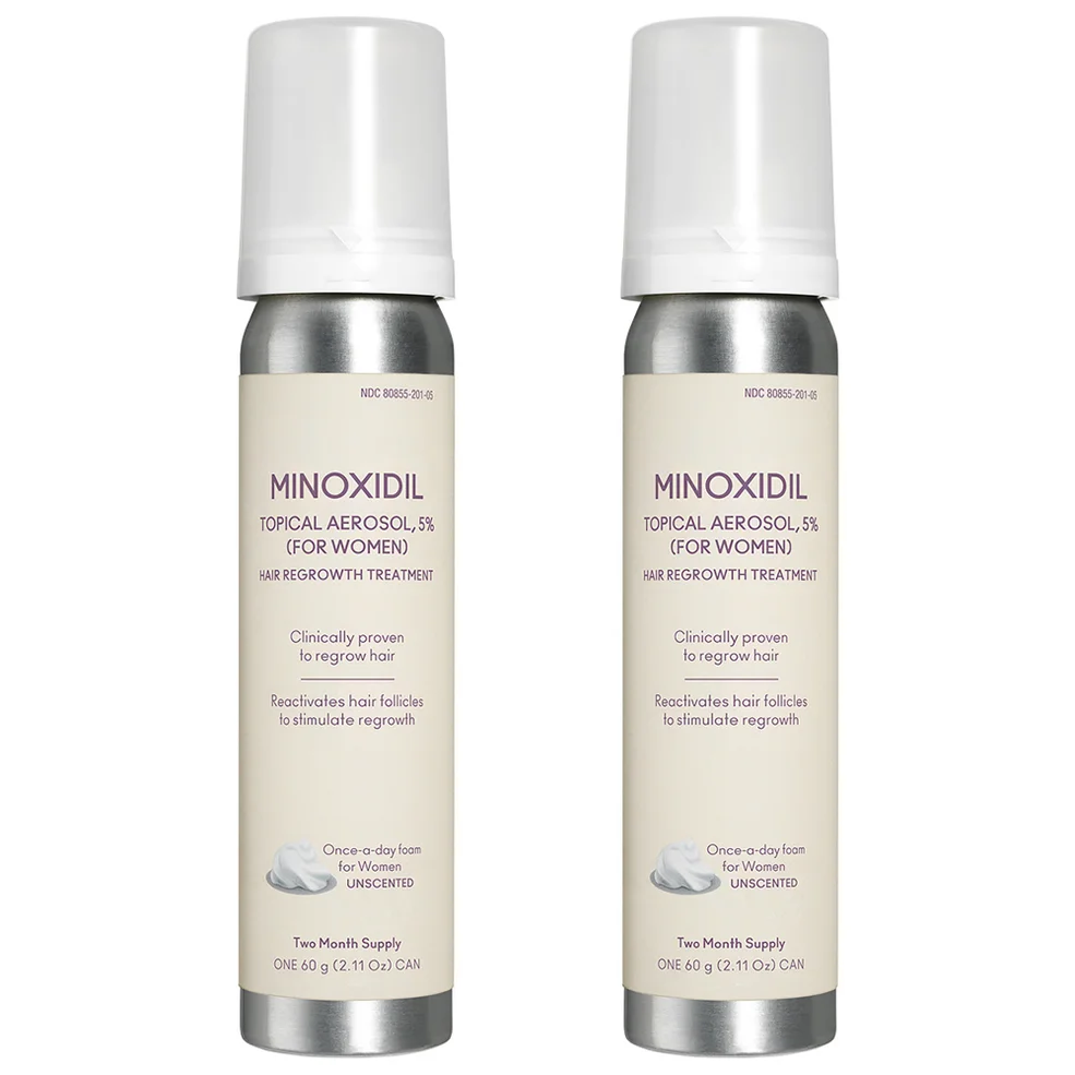 VIRTUE Minoxidil Foam 5 For Women 2 piece Image 1