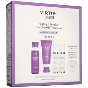 VIRTUE Flourish Nightly Intensive Hair Growth Treatment Hair Kit 4 piece - undefined undefined