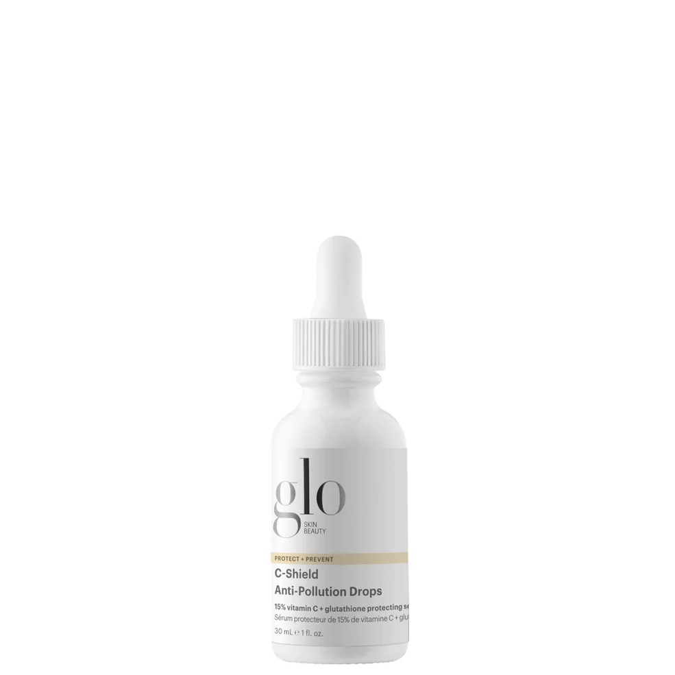 Glo Skin Beauty C-Shield Anti-Pollution Drops | 15 Vitamin C Glutathione Protecting Serum 1 fl. oz. Image 1