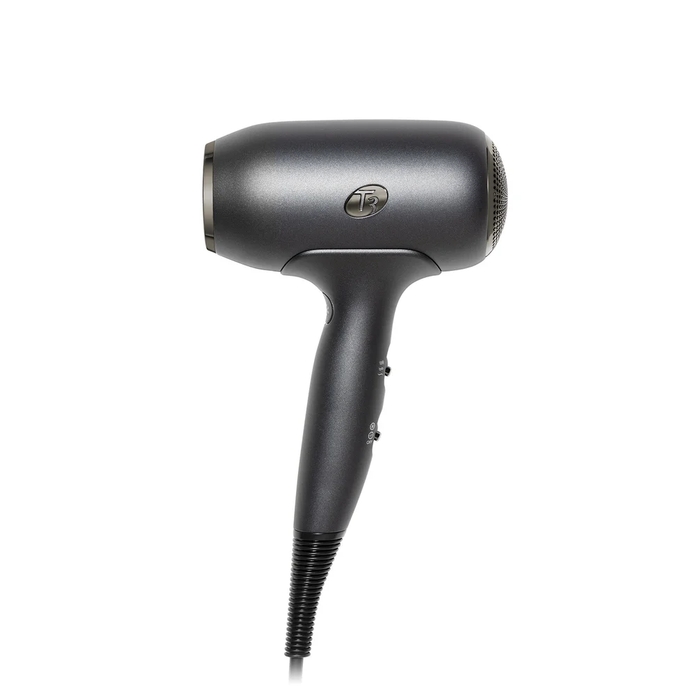 T3 Fit Compact Hair Dryer - Graphite/Dark Chrome Image 1
