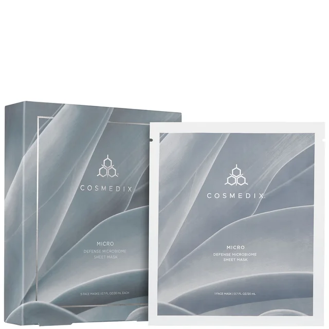 COSMEDIX Micro Defense Microbiome Sheet Mask Set, 5-pcs