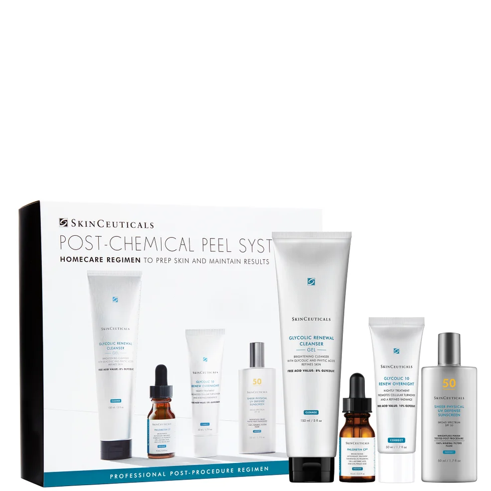 SkinCeuticals Brightening & Resurfacing Peel Skin System with Glycolic Acid & Travel Sized Phloretin CF Vitamin C Serum Image 1