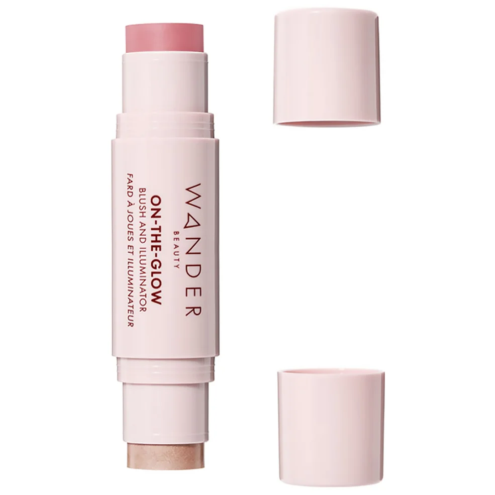 Wander Beauty On-the-Glow Blush and Illuminator - Petal Pink-Nude Glow Image 1
