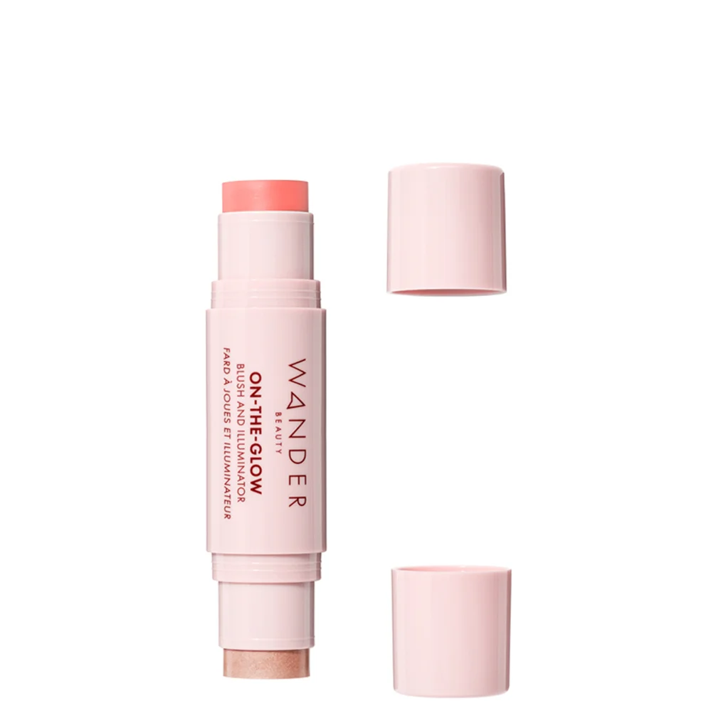 Wander Beauty On-the-Glow Blush and Illuminator - Coral Rose-Nude Glow Image 1