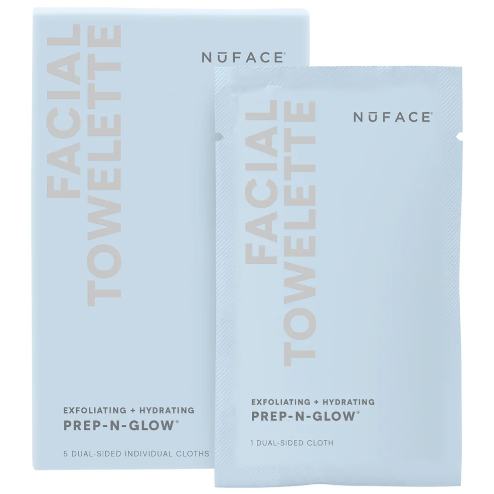NuFACE Prep-N-Glow Facial Towelette (5 Pack) Image 1