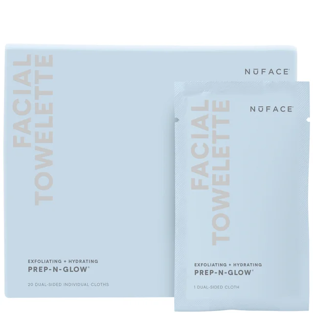 NuFACE Prep-N-Glow Facial Towelette (20 Pack)