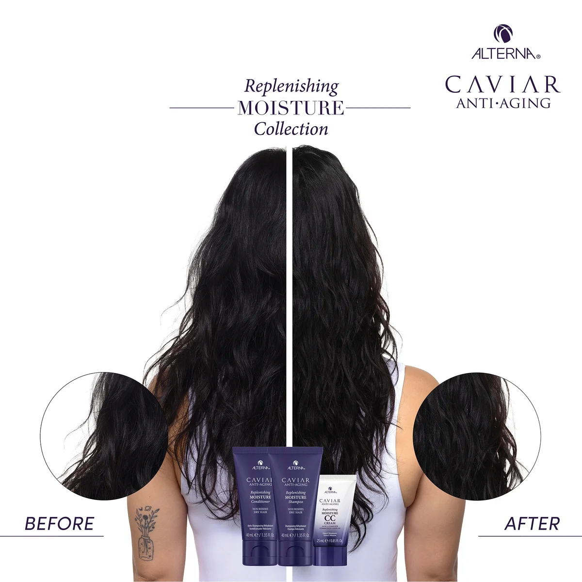 Alterna Caviar Replenishing Moisture Shampoo Per Capelli Secchi - Foto 4