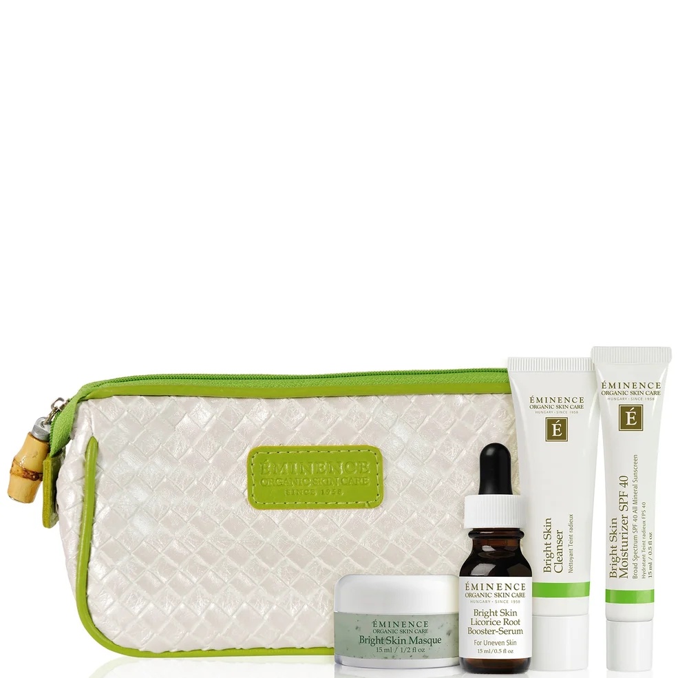 Eminence Organic Skin Care Bright Skin Starter Set (Worth $58.00) Image 1