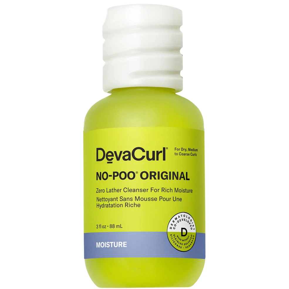 DevaCurl No-Poo Original Zero Lather Cleanser for Rich Moisture 3 oz Image 1