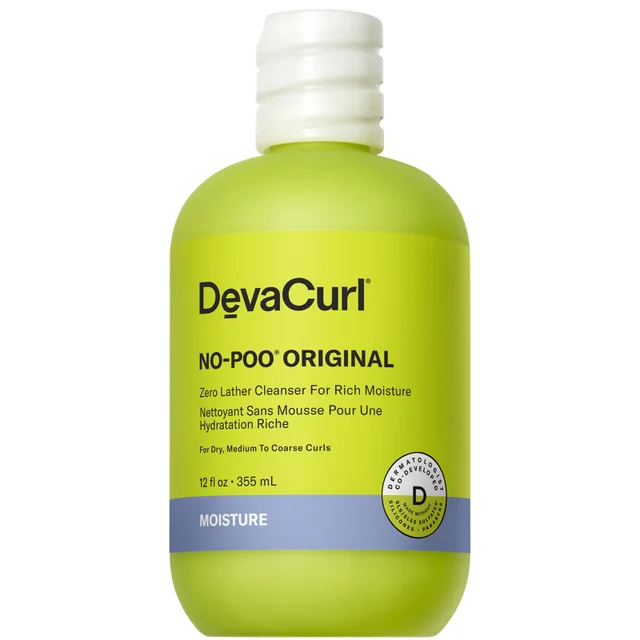 DevaCurl No-Poo Original Zero Lather Cleanser for Rich Moisture (Various Sizes)