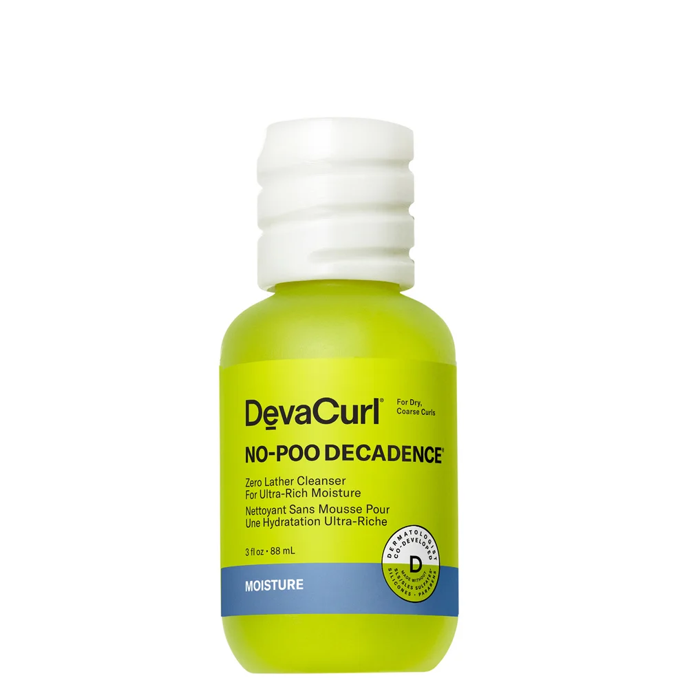 DevaCurl No-Poo Decadence Zero Lather Cleanser for Ultra-Rich Moisture 3 oz Image 1