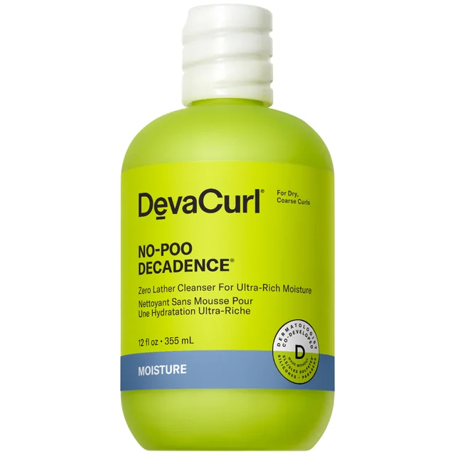 DevaCurl No-Poo Decadence Zero Lather Cleanser for Ultra-Rich Moisture (Various Sizes)