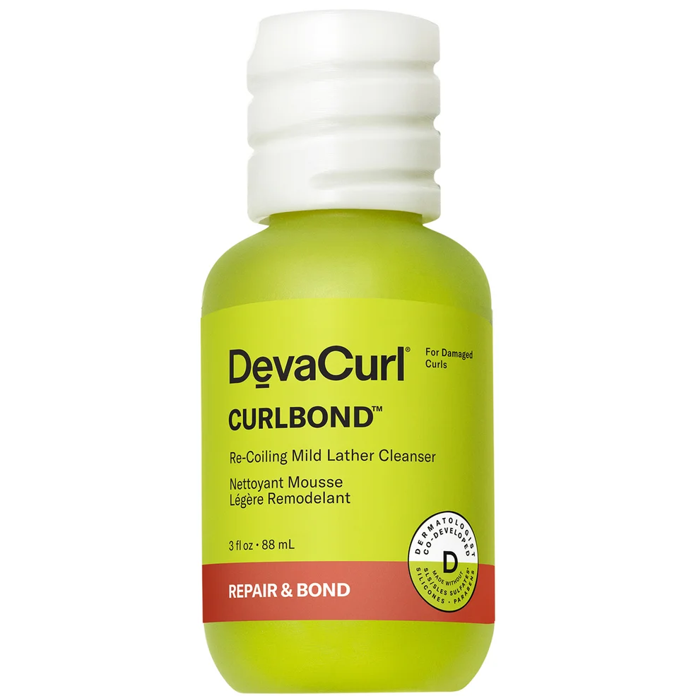 DevaCurl CurlBond Re-Coiling Mild Lather Cleanser 3 oz Image 1