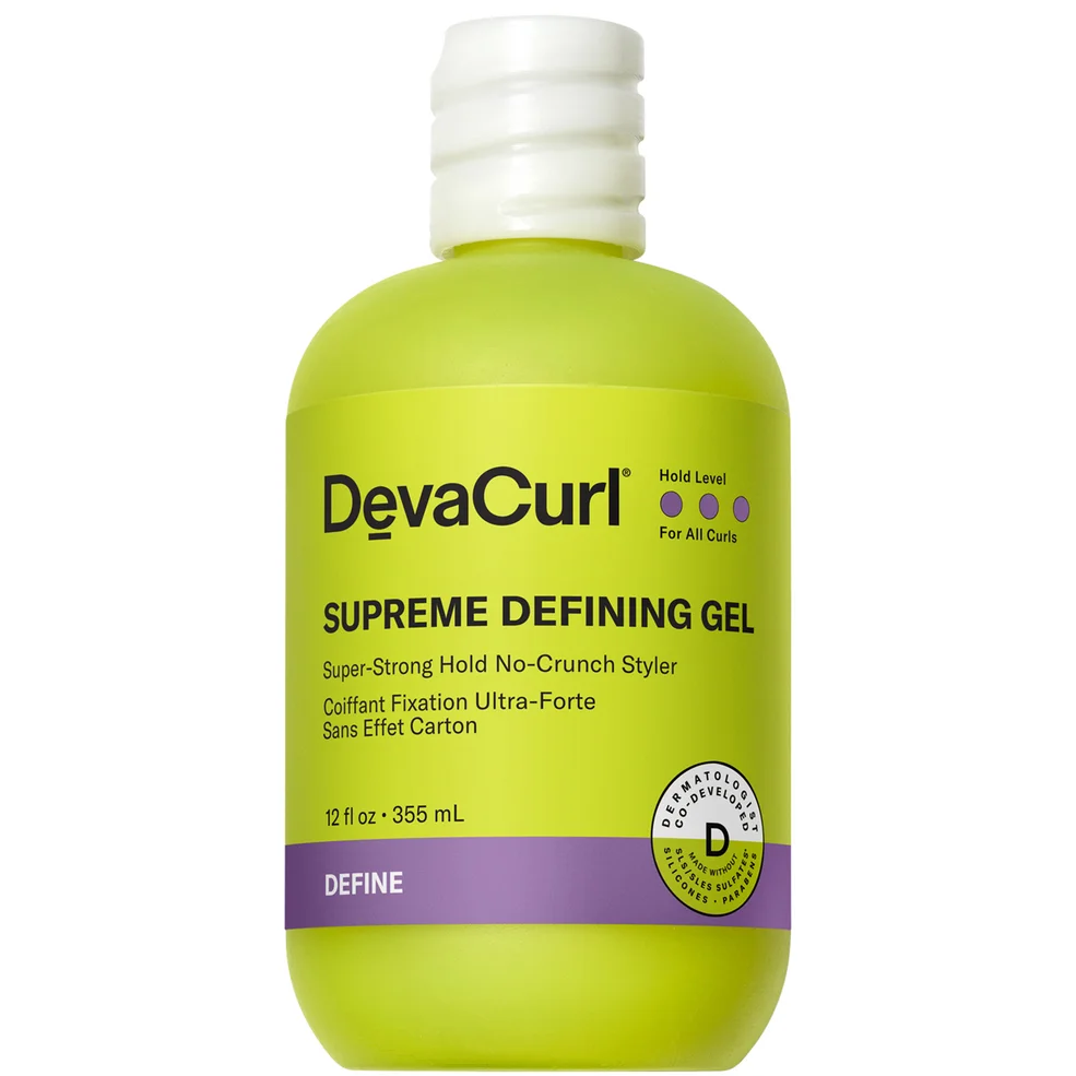 DevaCurl Supreme Defining Gel Super-Strong Hold No-Crunch Styler 12 oz Image 1