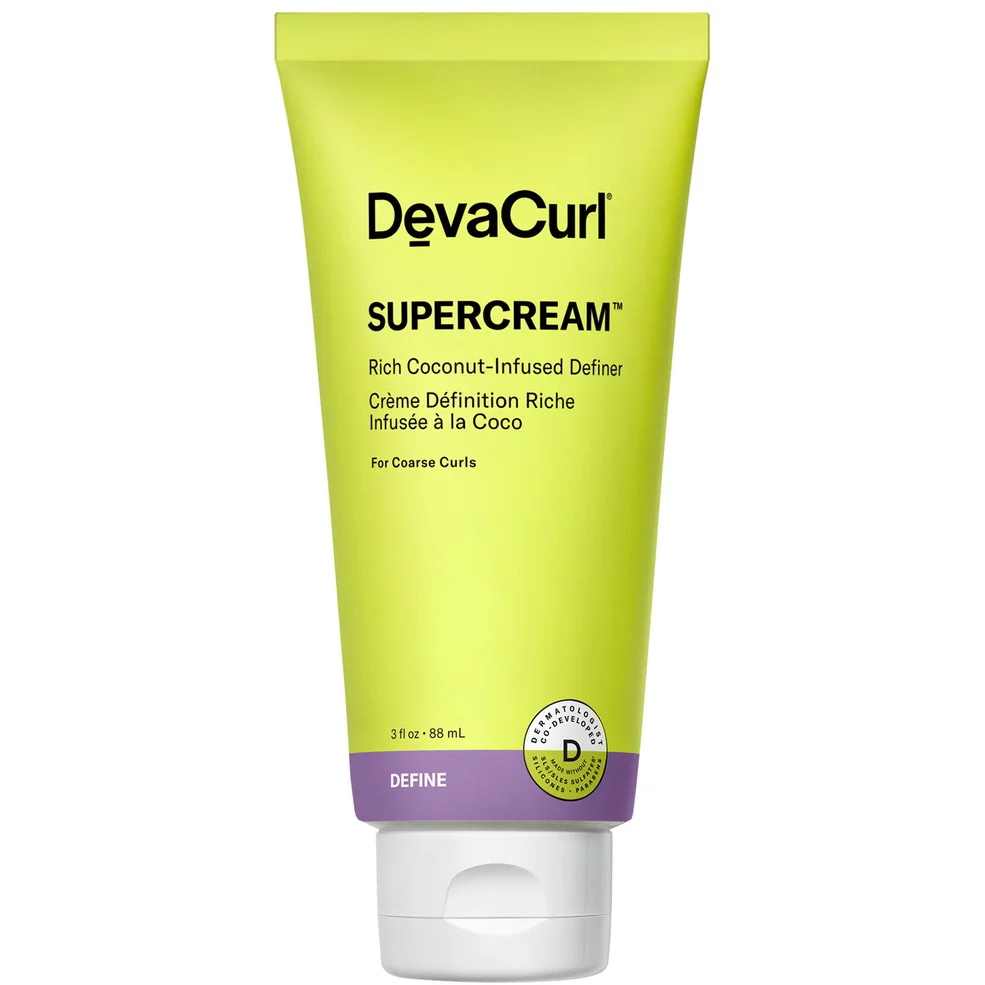 DevaCurl SuperCream Rich Coconut-Infused Definer 3 oz (Worth $17) Image 1