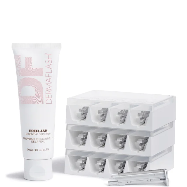 DERMAFLASH The Essentials and Sonic Dermaplaning Refill Kit - 12 Week Supply