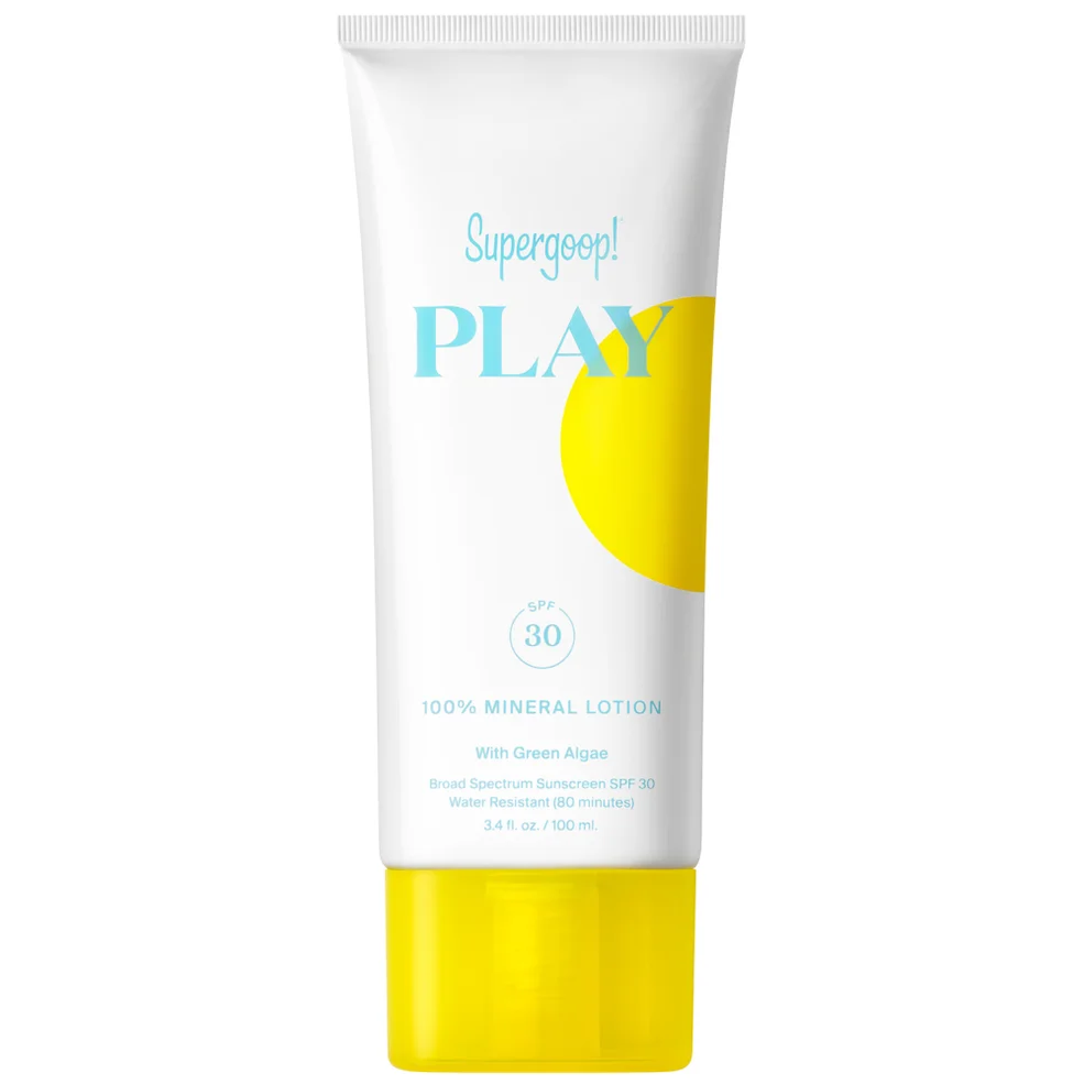 Supergoop! PLAY 100% Mineral Lotion SPF30 with Green Algae 3.4 fl. oz Image 1