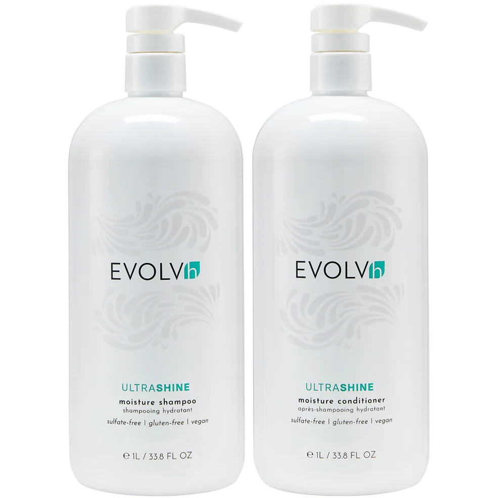 EVOLVh UltraShine Moisture Shampoo and Conditioner Duo Image 1