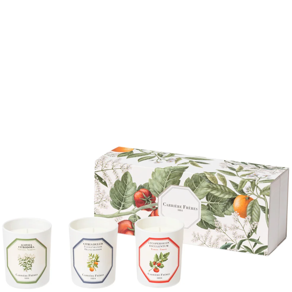 Carrière Frères 3 Candles 2.4 oz - Tomato, Orange Blossom, Verbena Image 1