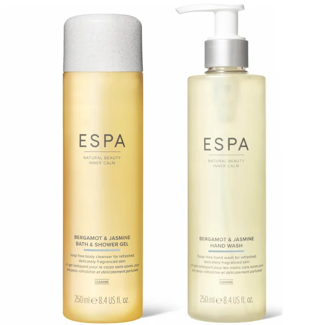 ESPA Bergamot and Jasmine Cleansing Duo - Dermstore Exclusive (Worth $80.00)